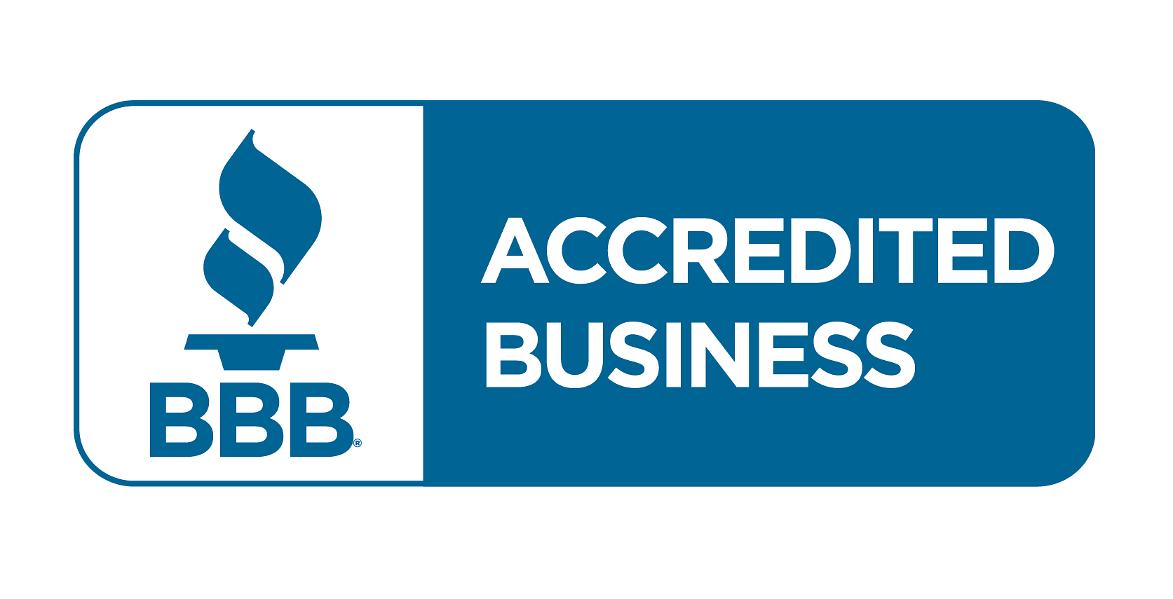 A logo certifying our Better Business Bureau accreditation.