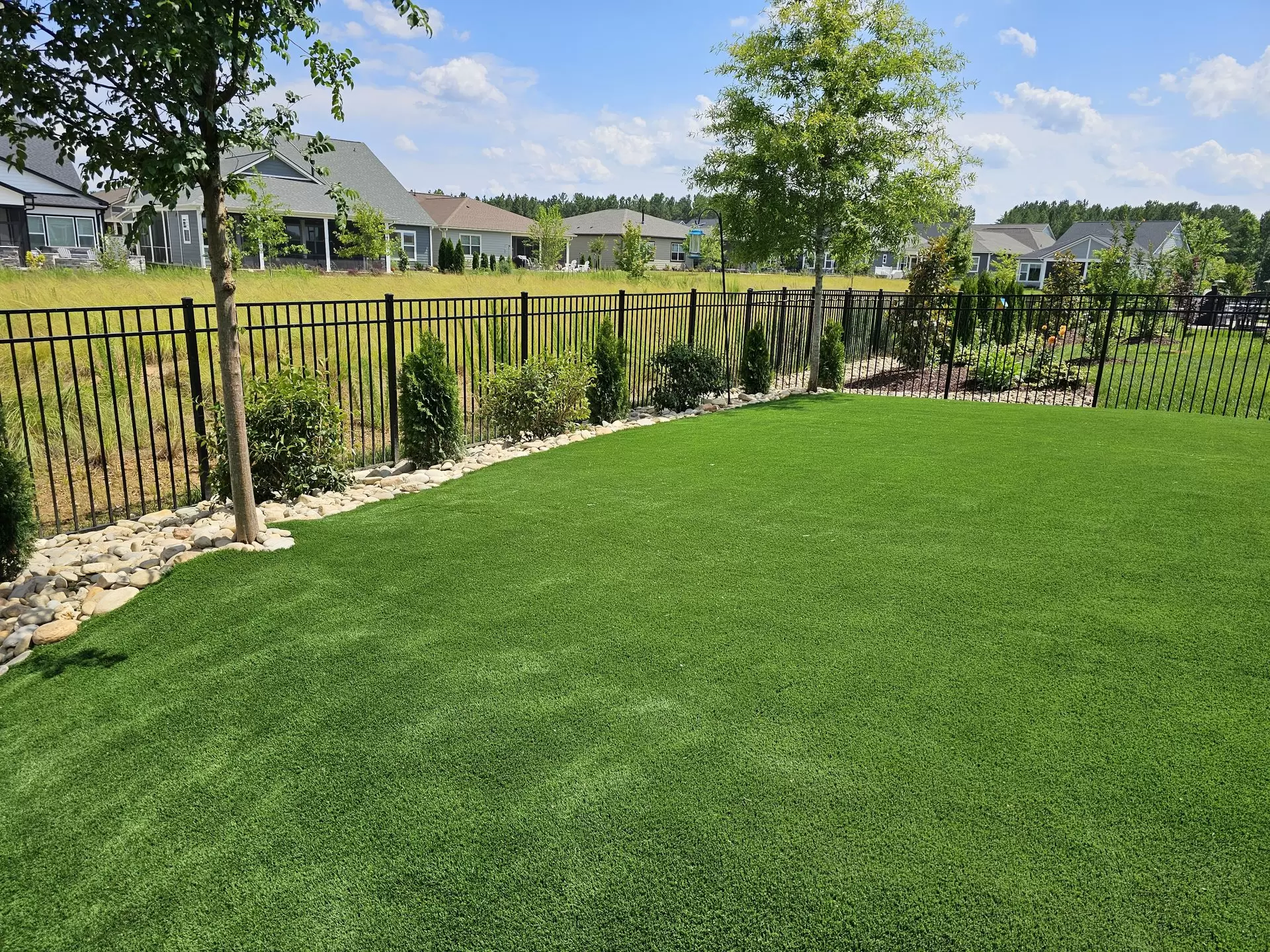 artificial turf backyard